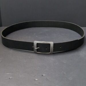 Bootlegger Men's Black Genuine Leather Belt,XL.